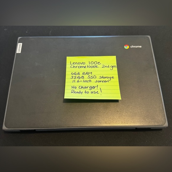 Lenovo Other - Lenovo 100e Chromebook 2nd Gen - Black